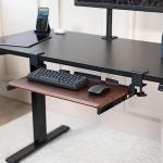 VIVO Under Desk Small Keyboard Tray with Clamp