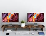 Zimilar Adjustable Dual Monitor Stand with Storage