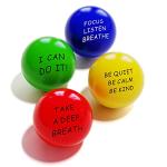Motivational Stress Balls for Anxiety Relief (4 Pack)