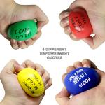 Motivational Stress Balls for Anxiety Relief (4 Pack)