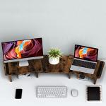 Zimilar Adjustable Dual Monitor Stand with Storage