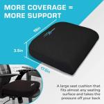 Xtreme Comforts Ergonomic Memory Foam Seat Cushion