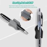 Wall-Mounted Silicone Pen Holders - 6 Pack