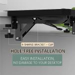 OUGIC Ergonomic Foldable Desk Extension Tray