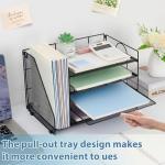 OPNICE 4-Tier Paper and Magazine Organizer