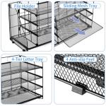 OPNICE 4-Tier Paper and Magazine Organizer