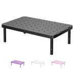 WALI Adjustable Monitor Stand with Under-Desk Storage