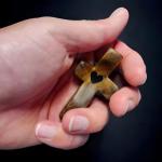 Yookin Wooden Pocket Stress Fidget Cross Gift