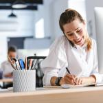 360° Rotating 5-Slot Pen Holder for Desk