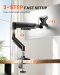 ErGear Adjustable Single Monitor Arm for 13-34 Inch Screens