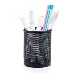 Black Mesh Pen and Pencil Holder for Desk