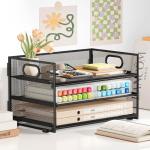 Subekyu 3-Tier Metal Desk Organizer Tray