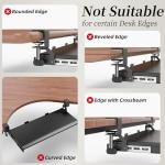 TEXENDO Adjustable Keyboard Tray with Wrist Rest