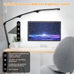 Adjustable LED Desk Lamp with Clamp for Home Office