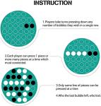 30PCS Tie-Dye Silicone Push Pop Fidget Toys