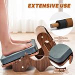Adjustable Ergonomic Rocking Footrest for Home Office
