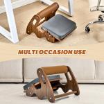 Adjustable Ergonomic Rocking Footrest for Home Office
