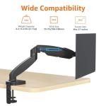 Adjustable Gas Spring Monitor Arm for Desks