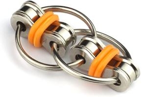 Tom's Fidgets Flippy Chain Fidget Toy - Orange