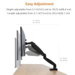 Adjustable Gas Spring Monitor Arm for Desks