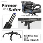 OUTFINE Ergonomic Executive Desk Chair in Black