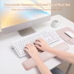 MOSISO Ergonomic Keyboard and Mouse Pad Set