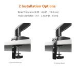 Adjustable Gas Spring Monitor Arm for Desks