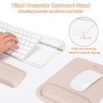 MOSISO Ergonomic Keyboard and Mouse Pad Set