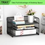 3-Tier Mesh Paper Letter Tray Organizer
