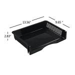 Wekioger Stackable Plastic Paper Organizer Tray Set