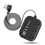 15Ft Power Strip with USB Ports for Dorms