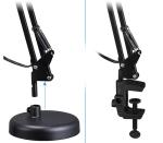 Adjustable Clamp Desk Lamp with 360° Shade