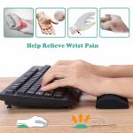 Ergonomic Memory Foam Wrist Rest and Mouse Pad