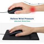 Ergonomic Memory Foam Wrist Rest and Mouse Pad