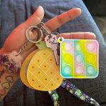 Mini Pop Keychain Fidget Toy Set - 300 Pcs