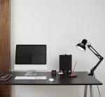 Adjustable Clamp Desk Lamp with 360° Shade