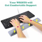 Ergonomic Memory Foam Wrist Rest and Mouse Pad