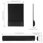 Ergonomic Memory Foam Wrist Rest and Mouse Pad