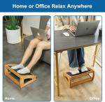 Ergonomic Under Desk Footrest with Adjustable Heights