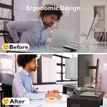 Dual Monitor Stand with Phone Holder & Storage