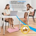 Cozy Ergonomic Footrest for Home Office Comfort