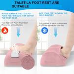 Cozy Ergonomic Footrest for Home Office Comfort