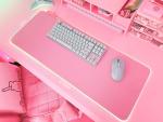 Pink RGB XL Gaming Mouse Pad with LED Lights