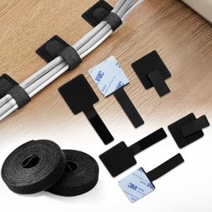Cable Management Kit - 45 PCS Velcro Ties