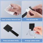 Cable Management Kit - 45 PCS Velcro Ties
