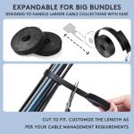 Cable Management Kit - 45 PCS Velcro Ties