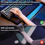 Ergonomic Memory Foam Wrist Rest and Keyboard Stand