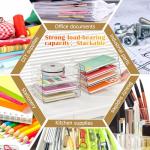 Acrylic Stackable Paper Organizer with 4 Trays