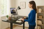 Electric Standing Desk with Memory Presets – Black