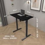 Electric Standing Desk with Memory Presets – Black